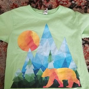 Green kids shirt